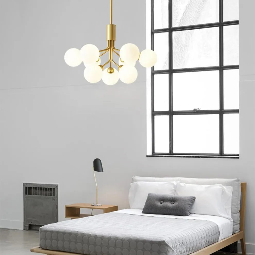 LED Chandelier Metal Living Room