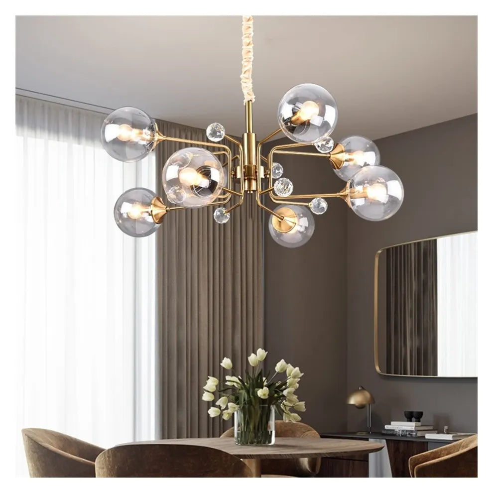 Modern Chandelier Metal Living Room