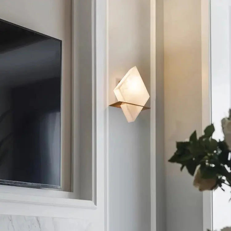 Real Alabaster Wall Sconces