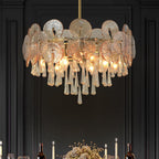 Glam 9-Light Crystal 5 Tiered Chandelier