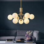 LED Chandelier Metal Living Room