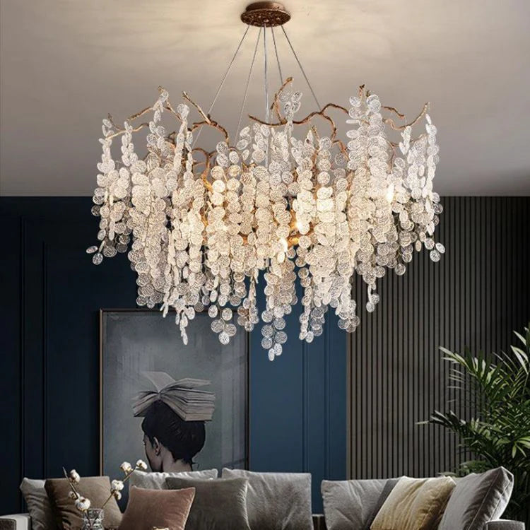Lorna Modern Gold Chandelier