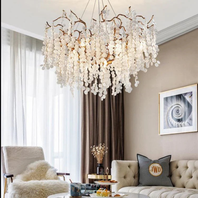 Lorna Modern Gold Chandelier