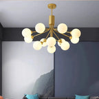 LED Chandelier Metal Living Room