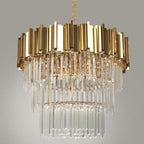 Enoch Three Tier Crystal Chandelier