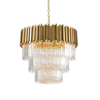 Enoch Three Tier Crystal Chandelier